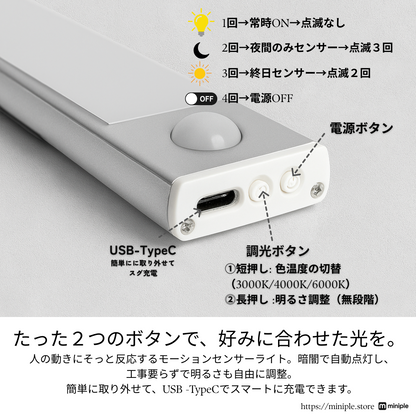 LEDモーションセンサーライト